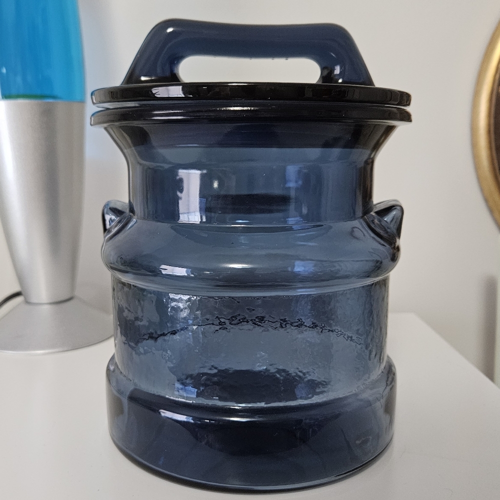LE Smith Milk Canister Glass Storage Jar